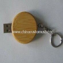 Round Wooden USB Flash Drive images