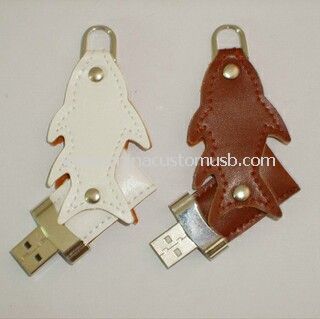 Leder-Baum-USB-Flash-Speicher