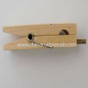 Lecteur flash usb clip en bois images