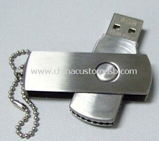 Metal keychain usb flash drive