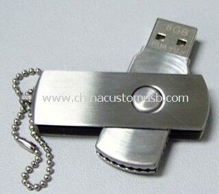 Брелок металевий usb флеш-пам