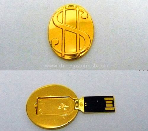 Тонкий тонкий USB флэш-накопитель