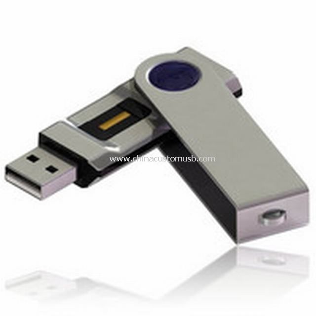 Twist Fingerprint USB Flash Drive