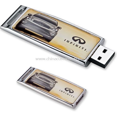 Metal promosyon USB birden parlamak götürmek