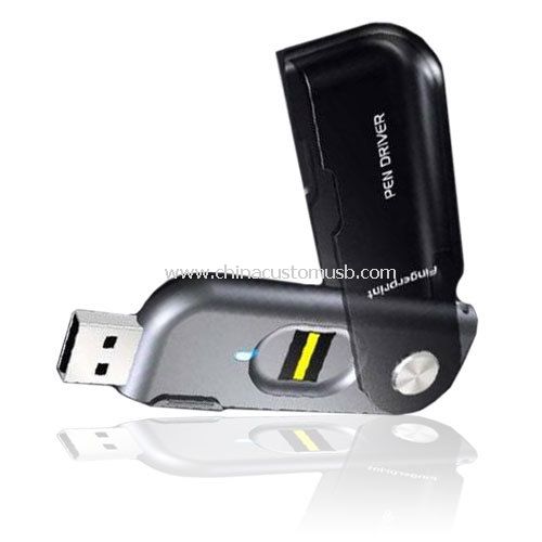 Huella digital giratoria USB Flash Drive