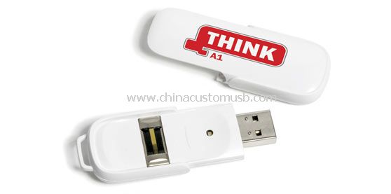 Parmak izi USB birden parlamak götürmek