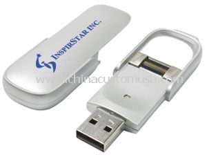 Sormenjälkien USB hujaus ajaa avulla Logo