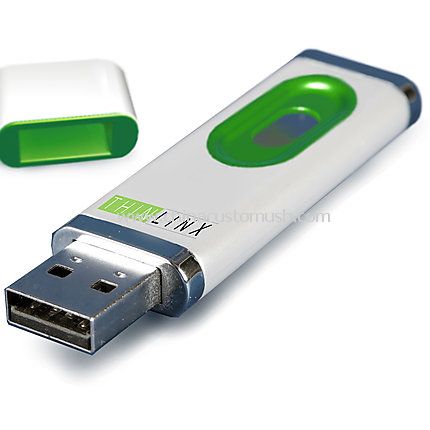 Plastique d’empreintes digitales USB Flash Drive