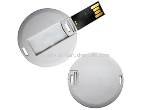 USB Flash Drive de tarjeta redonda