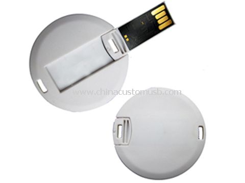 Round Card USB Flash Drive