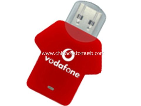 محرك فلاش USB شكل تي شيرت