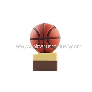 Basketball PVC USB Flash Drive