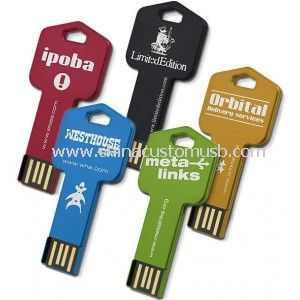 Logo anahtar USB birden parlamak götürmek