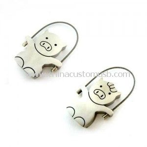 Lovely Piggy Key USB Flash Drive