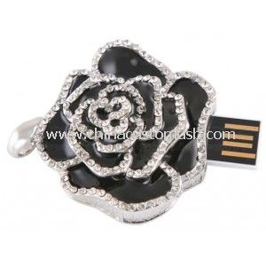 Rózsa ékszer USB villanás hajt