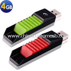 4GB Rubber USB-Flash-Laufwerk