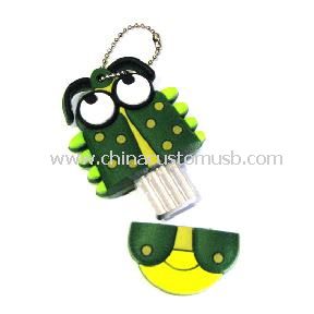 Cartoon Rubber USB Flash Drive