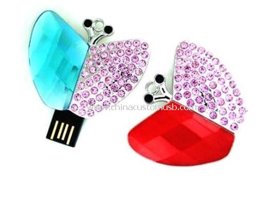 Mariposa de la joyería de la impulsión del USB