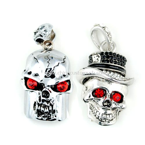 Jewelry deaths-head USB drive