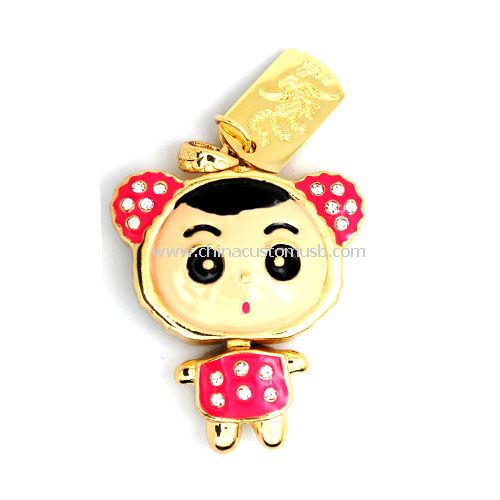 Jewelry girl USB drive