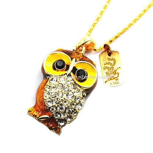 Jewelry owl USB drive