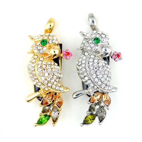 Jewelry parrot USB drive