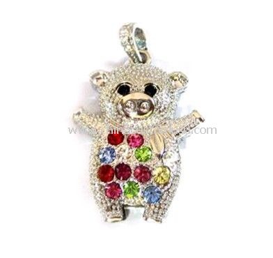 Disco diamantato animale usb