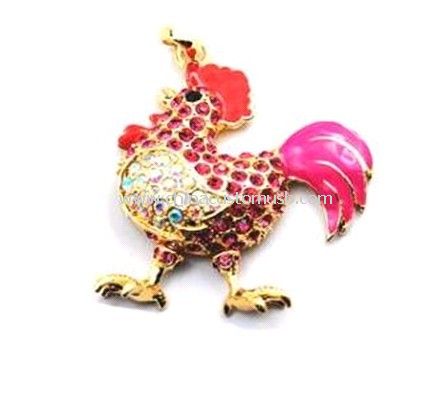 Coq de bijoux clé USB