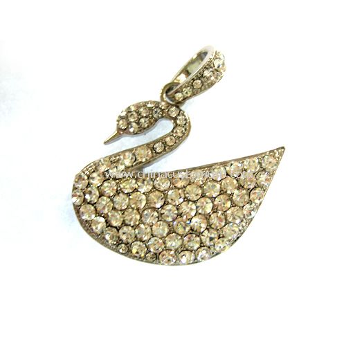 Jewelry diamond swan USB drive