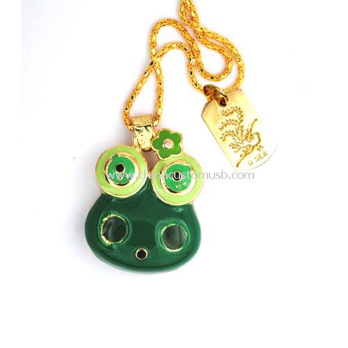 Jewelry frog USB drive