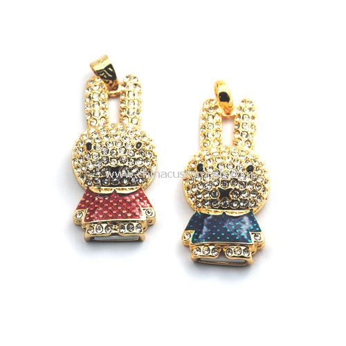 Jewelry rabbit USB drive