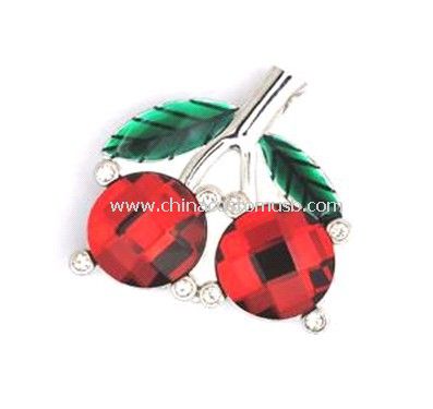 Jewelry cherry USB drive