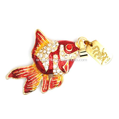 Clé USB poisson bijoux