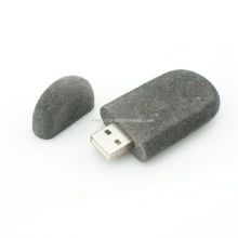 Grey Wood USB Flash Drive images