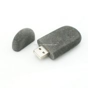 Grå trä USB Flash-enhet images