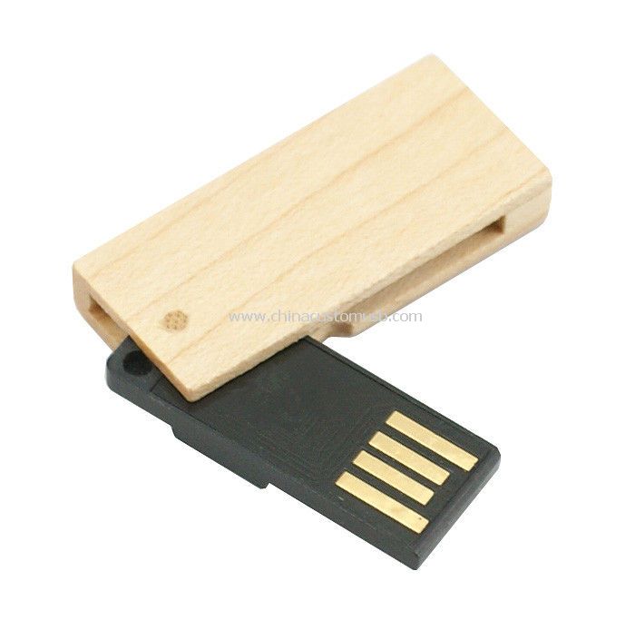 Password Protection Customized Wood USB Flash Disk