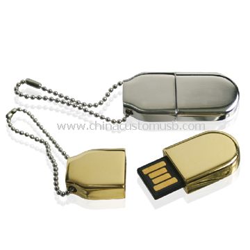 Disco de USB mini de oro