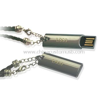 Mini USB birden parlamak yuvarlak yüzey logolu