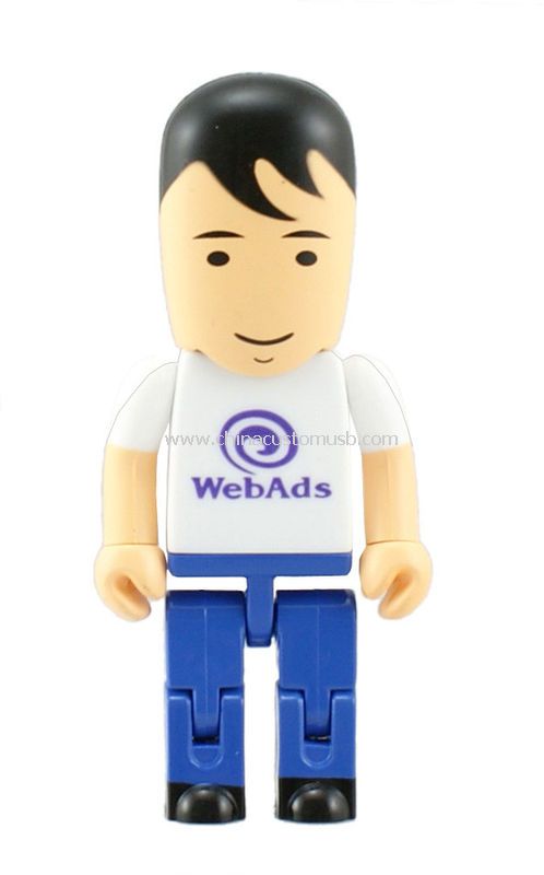 Promotion homme en forme de clé USB Flash Drive