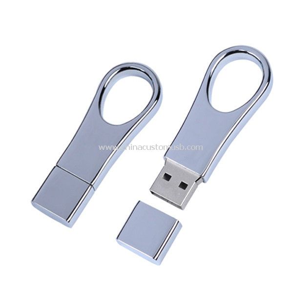 Caso de alta velocidade USB disco de metal com logotipo de Laser