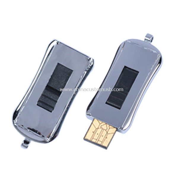 Metal caso memoria USB con logotipo personalizado Laser