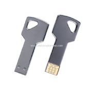 Key Shape USB Drive with Custom Laser Logo images