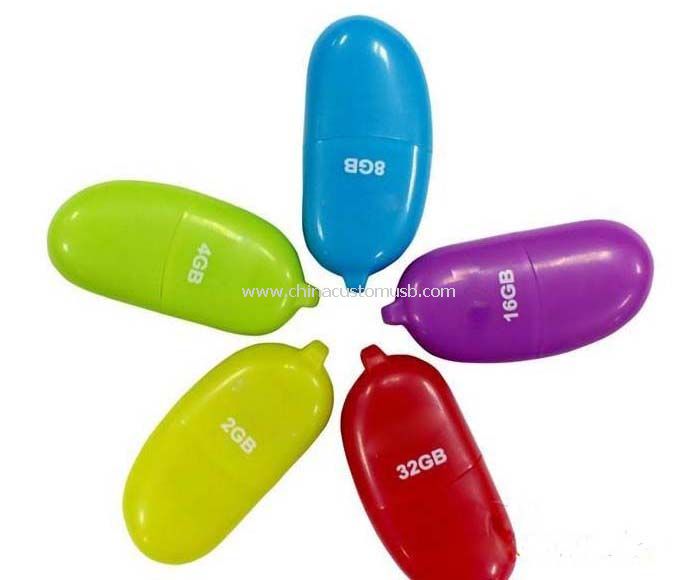 Bean shape USB Drive