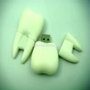 Forma del dente PVC disco USB images