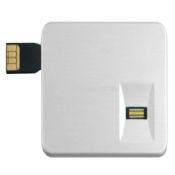 Säkerhet kort form Fingerprint USB Flash Drive minne images