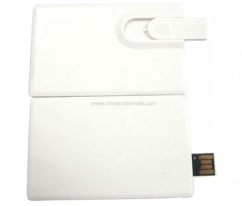 Disco USB de tarjeta de plástico