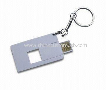 Cartão USB Flash Drive com chaveiro