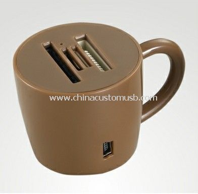 Forme de tasse USB Card Reader