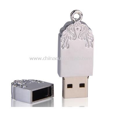 Metalowy dysk flash USB