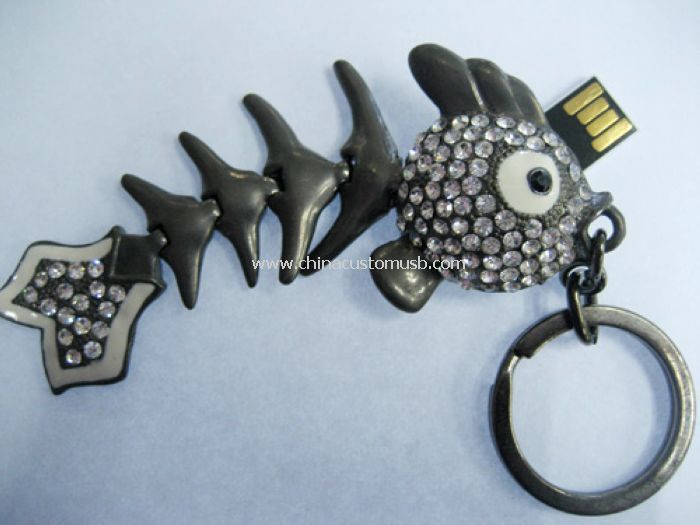 Jewelry fish shape usb disk